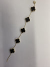 Clover Onyx Bracelet